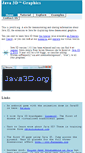 Mobile Screenshot of java3d.org